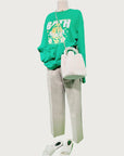 RUGBY PRINTING SWEATSHIRT – GREEN